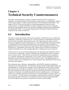 Technical Security Countermeasures