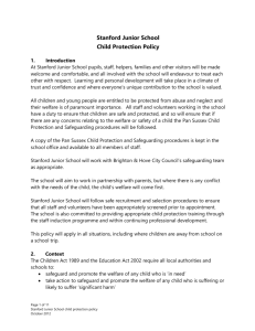 Child Protection Policy Oct 2012