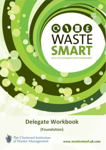 Waste Smart Delegate Workbook