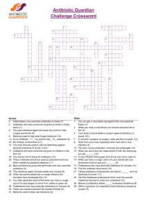 Antibiotic Guardian: crossword challenge