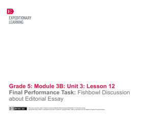 Grade 5 Module 3B, Unit 3, Lesson 12