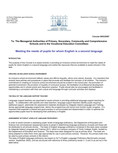 Circular 0053/2007 - Department of Education and Skills