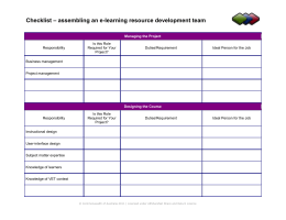 FIFO and Stock Control Checklist