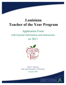 Washington Parish Schools - Louisiana Dream Teachers