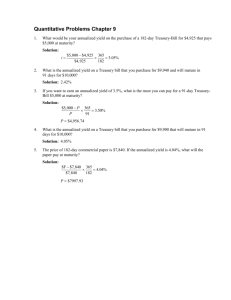 Quantitative Problems Chapter 9