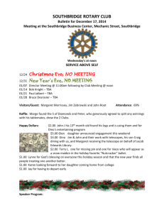 December 17, 2014 - Rotary club of Southbridge