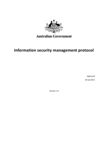 Information security management protocol
