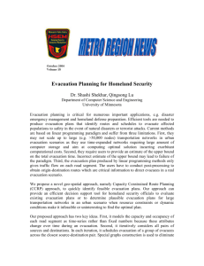 HSEM News Letter on Our Evacuation Project