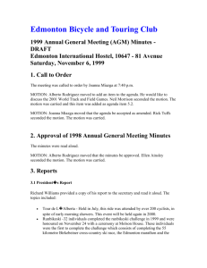 1999 AGM Minutes