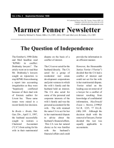 September - The Question of Independence