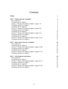 Vocabulary practice for chapter 1