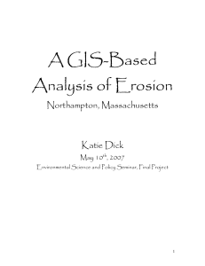 GIS-Based Assessment of Erosion Risk in