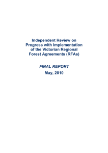 Independent Review on Progress with Implementation of the
