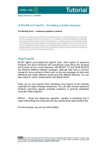UniProt - European Bioinformatics Institute