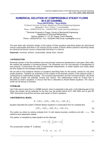 numerical solution of compressible steady flows
