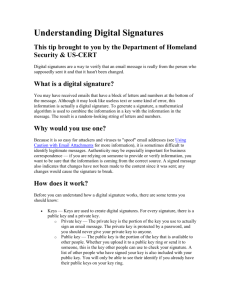 Understanding Digital Signatures