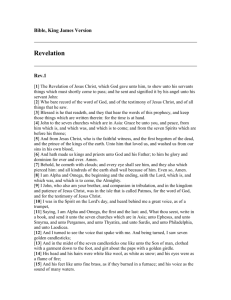 Revelation - Bible, King James Version