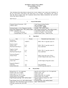 MATERIAL SAFETY DATA SHEET