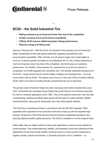 SC20 – the Solid Industrial Tire
