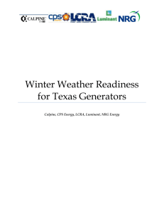 Winter Weather Readiness for Texas Generators