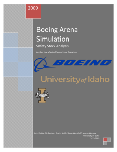 Boeing Arena Simulation