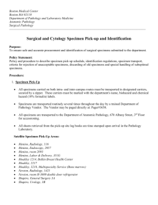 1 Surgical and Cytology Specimen Pick