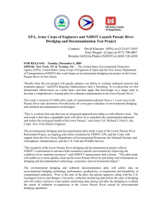 EPA, Army Corps of Engineers and NJDOT Launch Passaic River