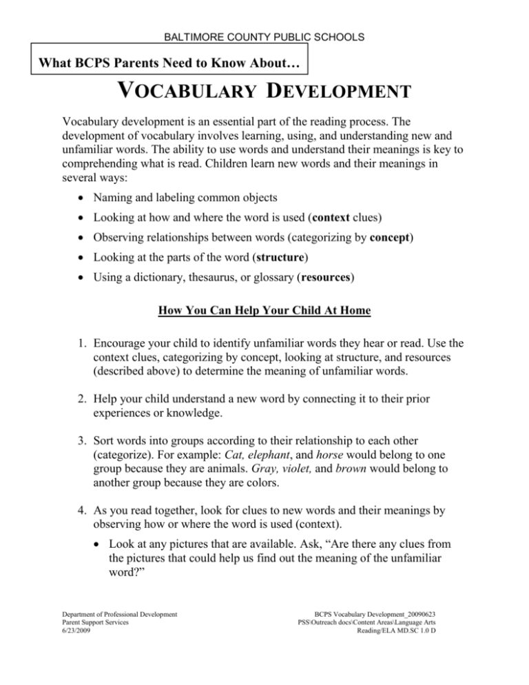 What BCPS Parents Need To Know About 