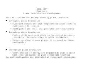 chapter_4_Plate Tectonics & Earthquakes
