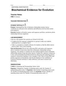 Biochem analysis worksheet