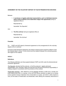 Template Bilateral Agreement