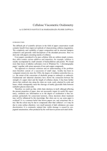 Cellulose Viscometric Oxidometry by LUDOVICO SANTUCCI