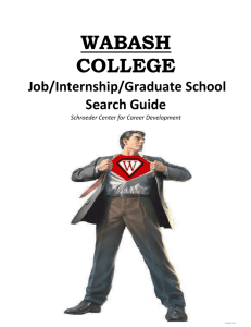 Job/Internship/Graduate School Search Guide