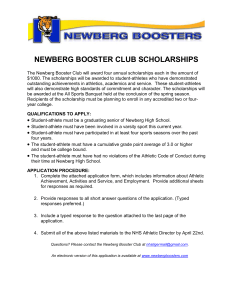 sport level honors - Newberg Booster Club