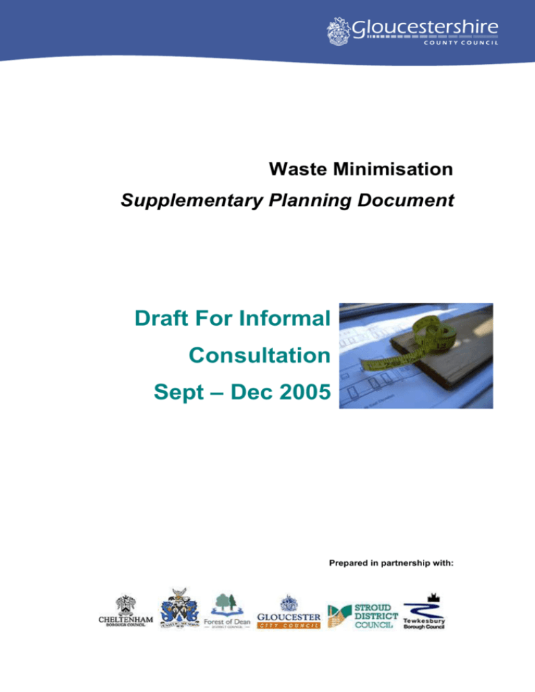 Waste Minimisation Supplementary Planning Document