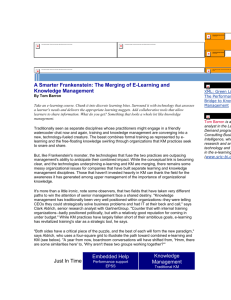 A Smarter Frankenstein: The Merging of E