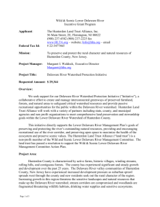 Hunterdon Land Trust 2009 grant application final