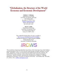 irows52 - Institute for Research on World-Systems