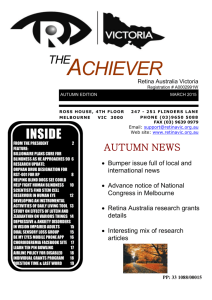 The Achiever Mar 15 - Retina Australia Victoria