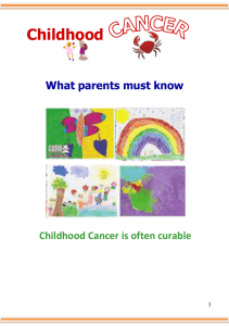 Childhood Cancer - India Institute Of Medical Science