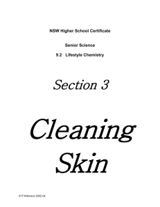3 ::: Cleaning Skin