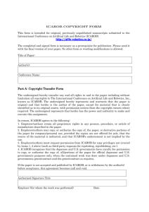 icarob copyright form