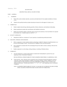 3-Part Guide Specification