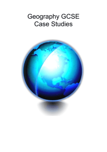 Geography GCSE - Case Study revision – WEATHER AND CLIMATE