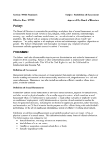 Section: Employment and Personnel