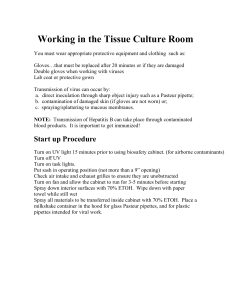 Tissue Culture Procedures - The Hospital for Sick Children
