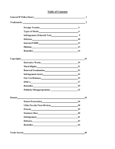 Intellectual Property Outline