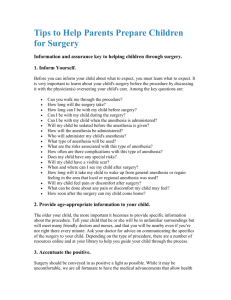 Tips to Help Parents Prepare Children for Surgery