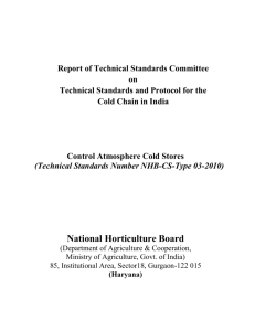 Report of Technical Standards Committee