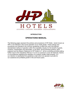 Operations Manual - HP
